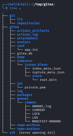 gitea-structure